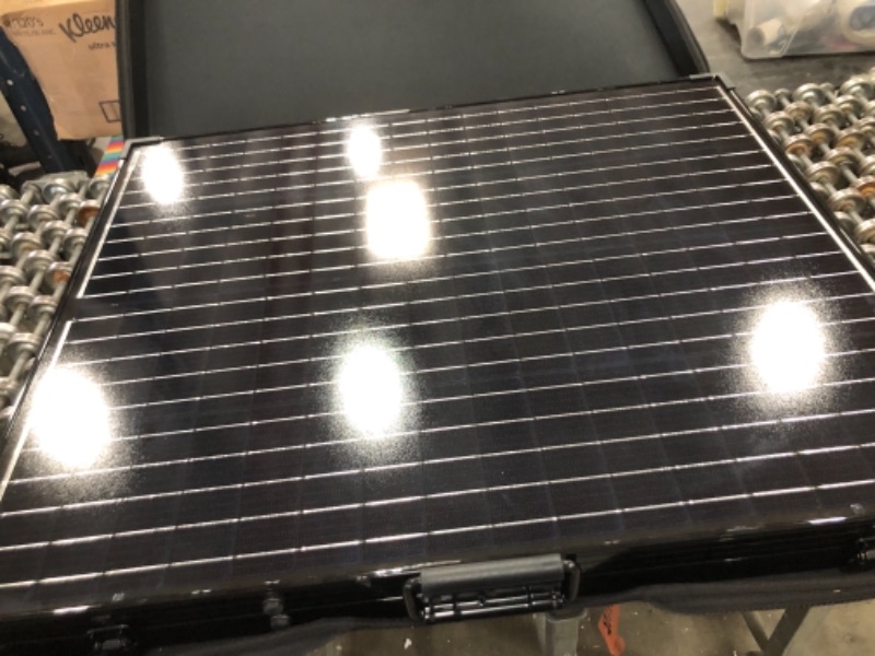 Photo 5 of Renogy 200 Watt Monocrystalline Foldable Solar Suitcase, 200W Panel-20A Controller
