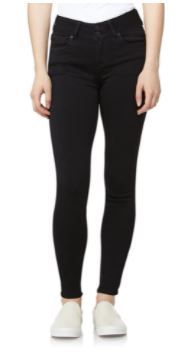 Photo 1 of WallFlower Women's InstaSoft Ultra Fit Skinny Jeans, Black, 7 Short
