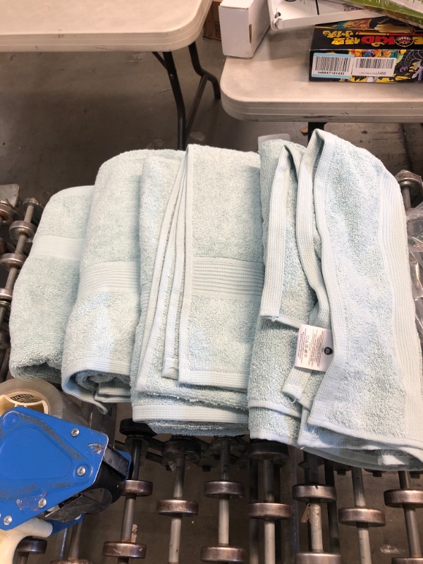 Photo 1 of TRIDENT Smart Twist, 4 Piece Bath Towel, 100% Cotton, Soft, High Absorbent, 580 GSM, Quick-Dry, Low Lint, Advanced Twist Techno, Easy Care