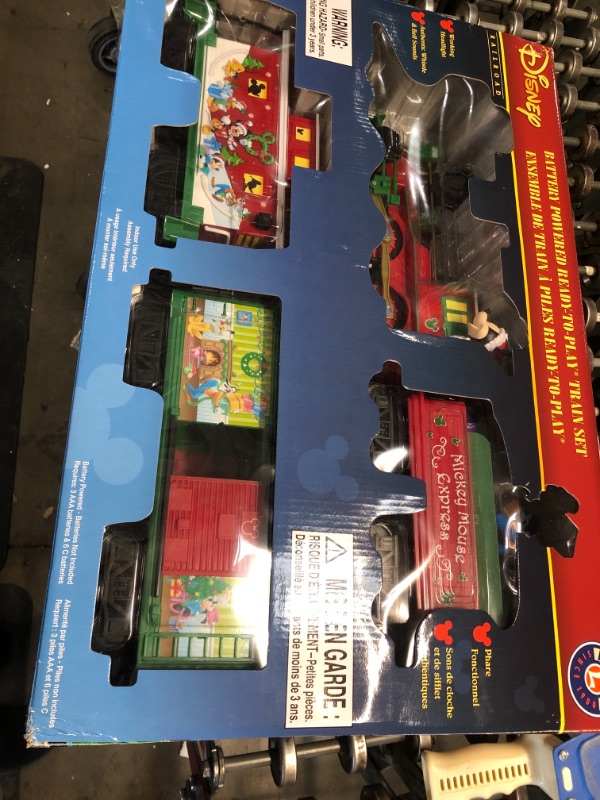 Photo 2 of Lionel Large Scale Disney Mickey Mouse Express with Remote Battery Powered Model Train Set

