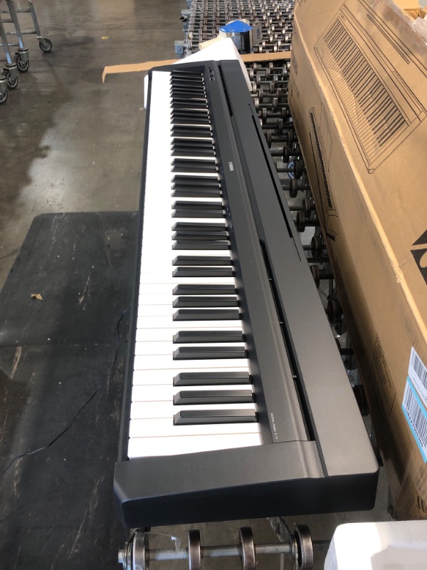Photo 1 of Yamaha P71 88-Key Weighted Action Digital Piano with Sustain Pedal and Power Supply (Amazon-Exclusive)

//TESTED AND NONFUNCTIONAL
