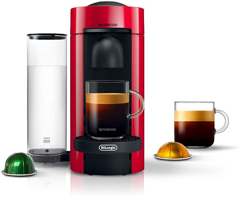 Photo 1 of Nespresso Vertuo Plus Coffee and Espresso Maker by De'Longhi, Cherry Red

//TESTED AND FUNCTIONAL
