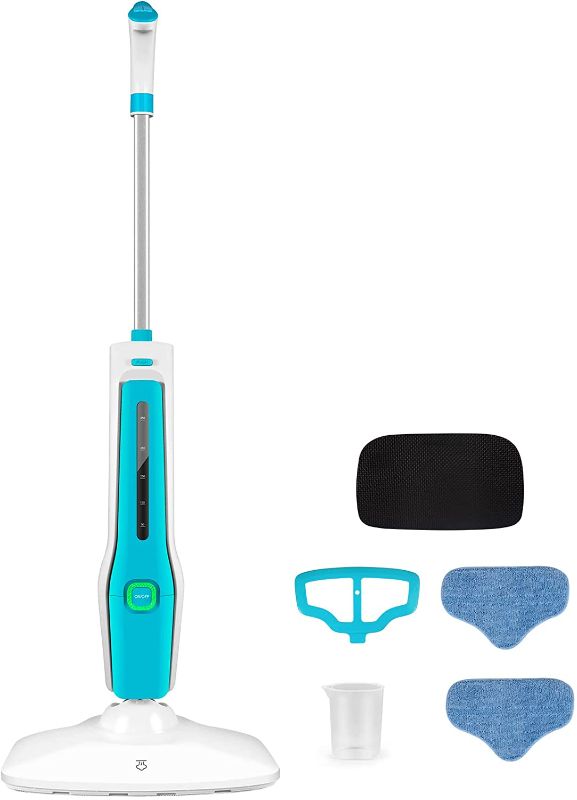 Photo 1 of Steam Mop, Mops for Floor Cleaning with 3 Steam Level, Floor Steamer, Tile Cleaner, Laminate Cleaner and Hard Wood Floor Cleaner, Steam Mop with 2 Mop Pads for Home Use Carpet

//TESTED AND FUNCTIONAL
