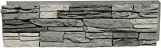 Photo 1 of GenStone Faux Stacked Stone Panel 41" x 11.25" in Northern Slate Color for Do It Yourself Friendly Home Improvement