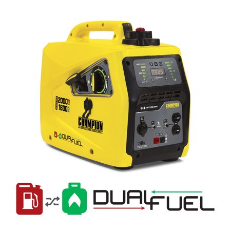 Photo 1 of Champion Power Equipment 2000-Watt Dual Fuel Stackable Portable Inverter Generator