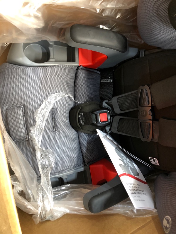 Photo 4 of Britax Grow with You ClickTight Harness-2-Booster Car Seat, Cobblestone SafeWash
