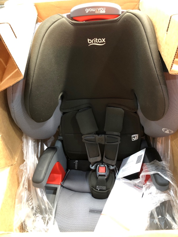 Photo 2 of Britax Grow with You ClickTight Harness-2-Booster Car Seat, Cobblestone SafeWash
