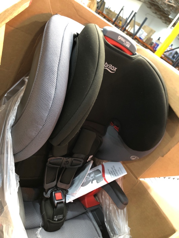 Photo 5 of Britax Grow with You ClickTight Harness-2-Booster Car Seat, Cobblestone SafeWash
