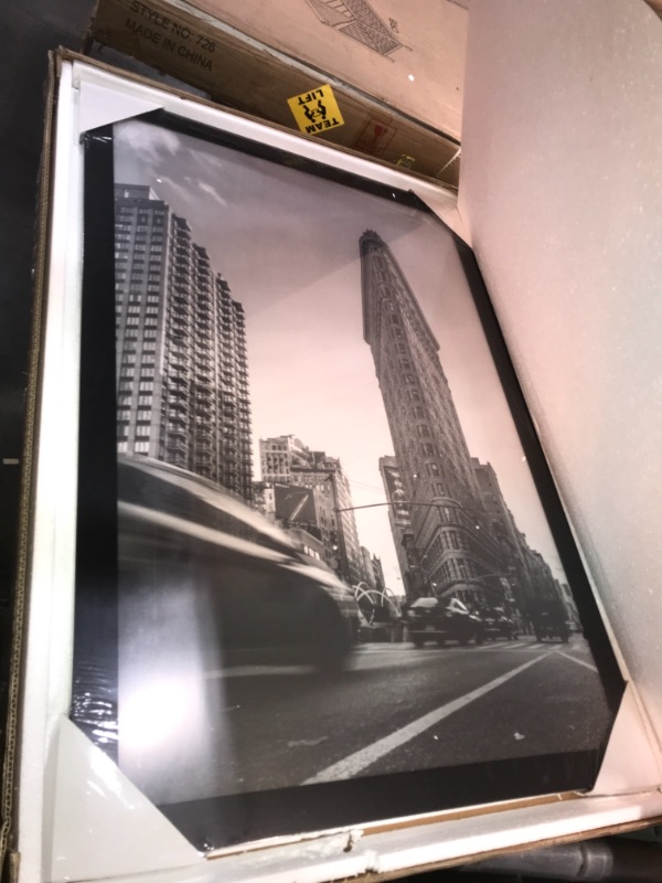 Photo 2 of Americanflat 24 x 36 Inch Black Poster Frame Polished Plexiglass. Hanging Hardware Included