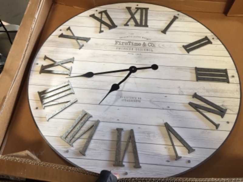 Photo 2 of 27 in. Emmett Shiplap Clock
by FirsTime & Co.