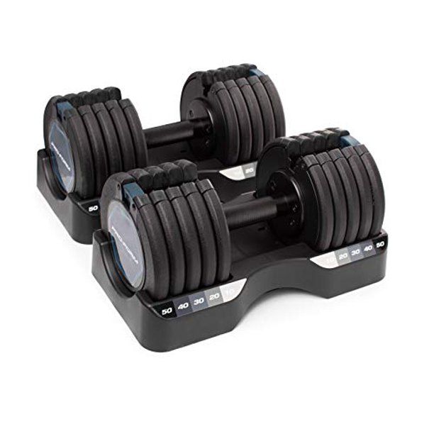 Photo 1 of Rapid Strike 50 Lb. Adjustable Dumbbell Set
