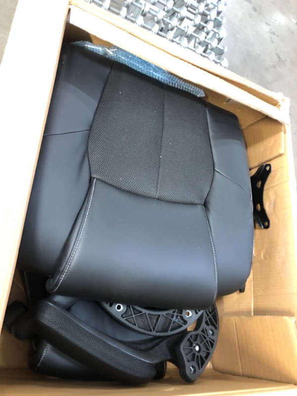 Photo 1 of Ofm Black High-Back Racing Style Bonded Leather Gaming Chair