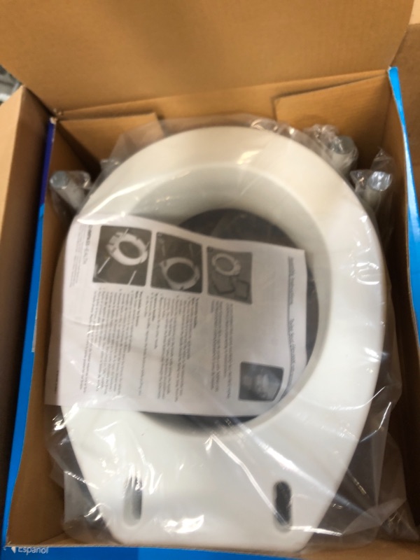 Photo 2 of 
Carex Health Brands
Elevated Toilet Seat with Handles in White for Standard Toilets