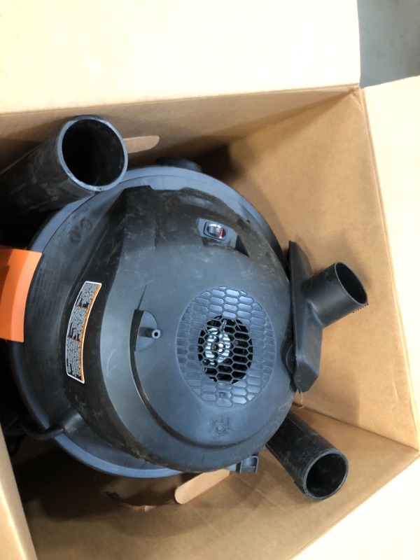 Photo 1 of RIDGID
10 Gal. 6.0-Peak HP Stainless Steel Wet/Dry Shop Vacuum with Filter, Hose and Accessories