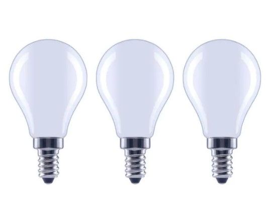 Photo 1 of EcoSmart
(Brand Rating: 4.5/5)
60-Watt Equivalent A15 Dimmable Appliance Fan Frosted Glass Filament LED Vintage Edison Light Bulb Soft White (3-Pack)
4 PACKS OF 3