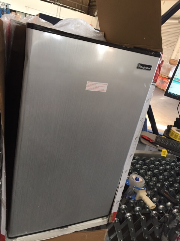 Photo 2 of Magic Chef
3.3 cu. ft. Mini Fridge in Stainless Look