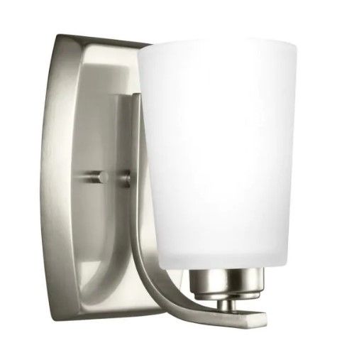 Photo 1 of Sea Gull Lighting
Franport 1-Light Brushed Nickel Sconce