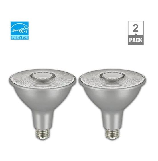 Photo 2 of EcoSmart
120-Watt Equivalent PAR38 Dimmable Flood LED Light Bulb Daylight (2-Pack)
