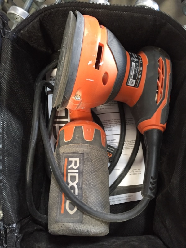 Photo 2 of RIDGID
3 Amp Corded 5 in. Random Orbital Sander with AIRGUARD Technology