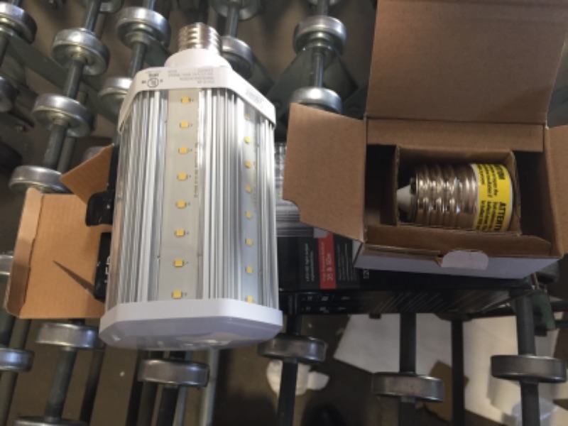 Photo 2 of Feit Electric
300-Watt Equivalent Corn Cob High Lumen Daylight (5000K) HID Utility LED Light Bulb (1-Bulb)