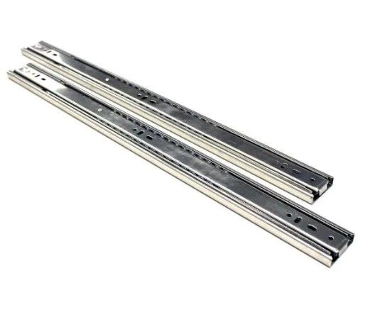 Photo 1 of 22 in. Side Mount Soft Close Full Extension Ball Bearing Drawer Slide with Installation Screws 1-Pair (2 Pieces)
PREVIOUSLY OPENED, 7 PAIRS (14 PIECES) PLUS ONE ADDITIONAL SLIDE, 15 IN TOTAL 