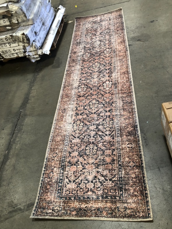 Photo 1 of BILLIE - BIL-01 AREA RUG
2'6" X 9'6" RECTANGULAR RUNNER 
AS IS USED, DIRTY, PLEASE SEE PHOTOS 