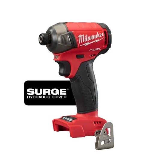 Photo 1 of Milwaukee
M18 FUEL SURGE 18-Volt Lithium-Ion Brushless Cordless 1/4 in. Hex Impact Driver (Tool-Only)