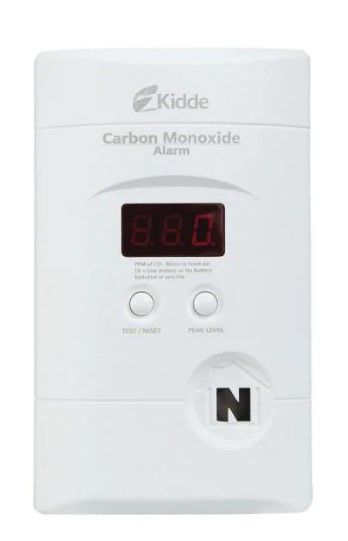 Photo 1 of Kidde
Firex Plug-in Carbon Monoxide Detector, 9-Volt Battery Backup and Digital Display, CO Detector