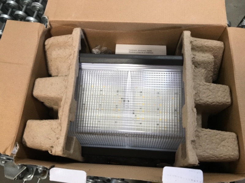 Photo 2 of Commercial Electric
Commercial 450-Watt Equivalent Integrated Outdoor LED Wall Pack, 6800 Lumens, Dusk to Dawn Outdoor Security Light