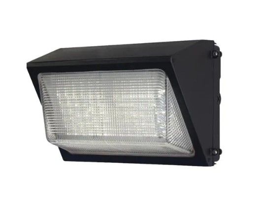 Photo 1 of Commercial Electric
Commercial 450-Watt Equivalent Integrated Outdoor LED Wall Pack, 6800 Lumens, Dusk to Dawn Outdoor Security Light