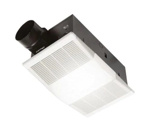 Photo 1 of Broan-NuTone
80 CFM Ceiling Bathroom Exhaust Fan with Light and 1300-Watt Heater
