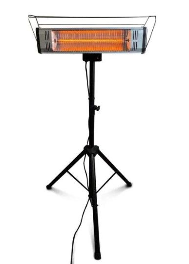 Photo 1 of ***MISSING TRIPOD***Heat Storm
Tradesman 1,500-Watt Electric Outdoor Infrared Quartz Portable Space Heater with Tripod, Wall/Ceiling Mount and Remote