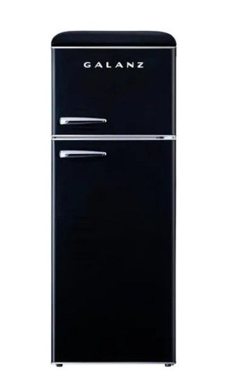 Photo 1 of Galanz
7.6 cu.ft. Retro Mini Refrigerator with Dual Door and True Freezer in Black