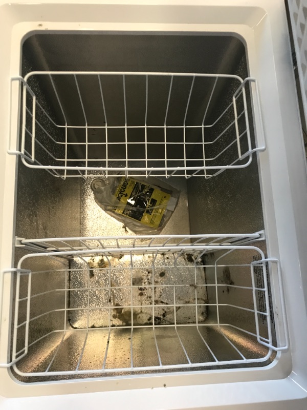 Photo 1 of Best Seller
Magic Chef
5.0 cu. ft. Chest Freezer in White
MAJOR MOLD BUILD UP INSIDE.