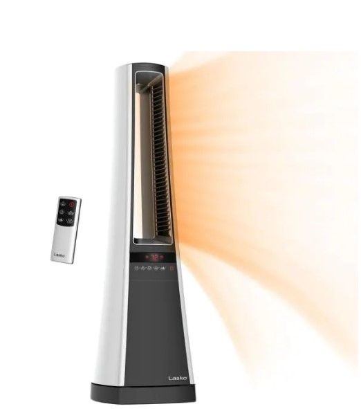 Photo 1 of Lasko
Bladeless 1500-Watt Electric Ceramic Oscillating Space Heater with Digital Display and Remote Control