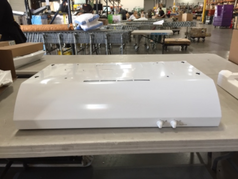Photo 7 of AR1 Series 30 in. 270 Max Blower CFM 4-Way Convertible Under-Cabinet Range Hood with Light in White
DAMAGED FROM SHIPPING (DENTED MUTIPLE PLACES) PLEASE SEE PHOTOS 
