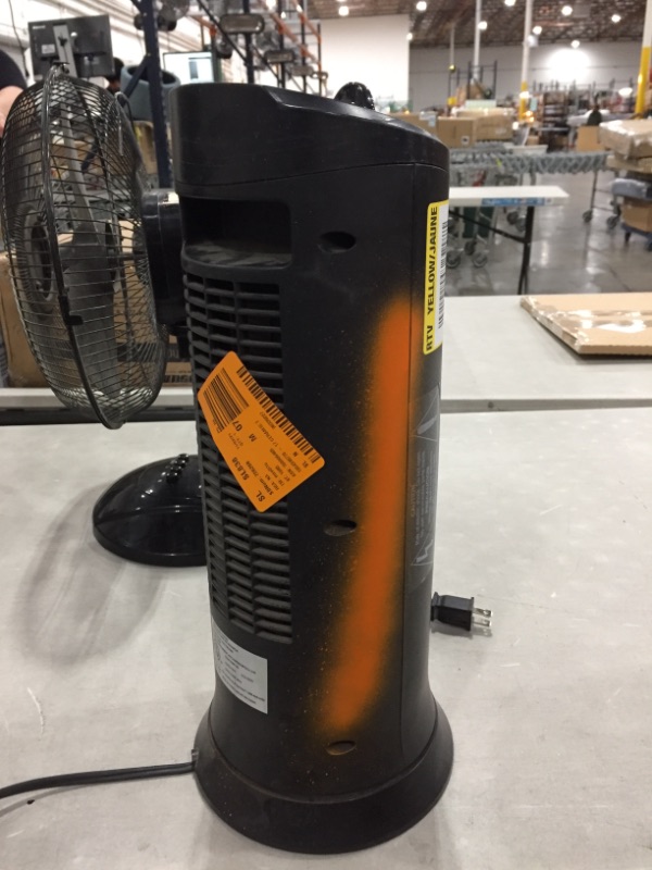 Photo 5 of 1500-Watt Electric Ceramic Tower OSC Space Heater
AS IS USED, COSMETIC DAMAGE, PLEASE SEE PHOTOS 