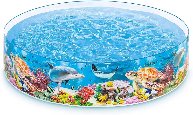 Photo 1 of Intex Deep Sea Blue SnapSet Kiddie Swimming Pool
