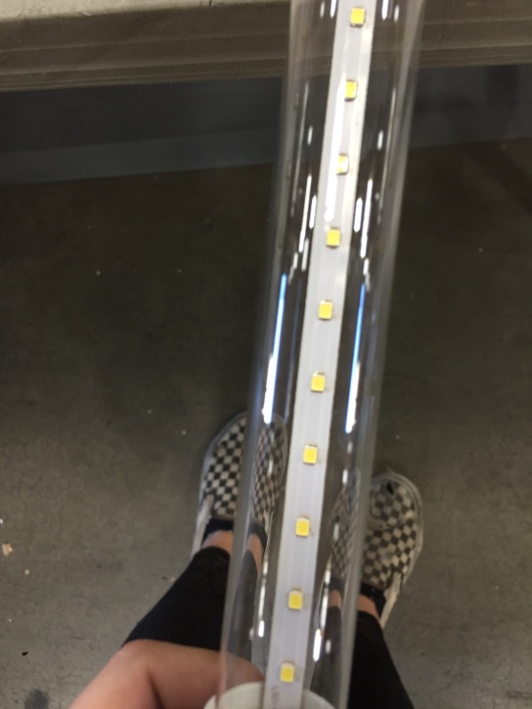 Photo 3 of Sunco Lighting 10 Pack 4FT T8 LED Tube, 18W=40W Fluorescent, Clear Cover, 6000K Daylight Deluxe, Single Ended Power (SEP), Ballast Bypass, Commercial Grade - UL Listed
AS IS USED