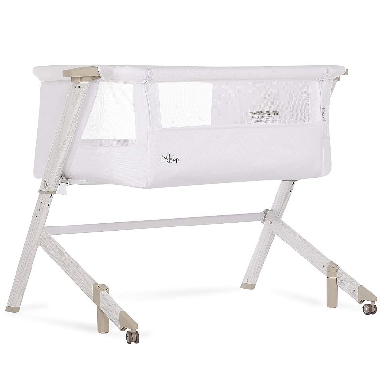 Photo 1 of Evolur Stellar Bassinet and Bed Side Sleeper, White
AS IS USED, MINOR DAMAGE TO BAG, PLEASE SEE PHOTOS 