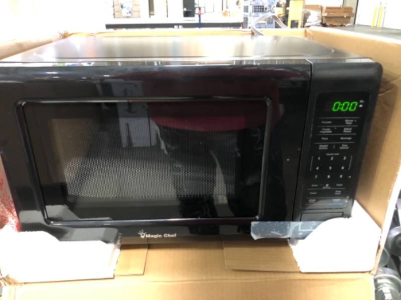 Photo 1 of Magic Chef
0.7 cu. ft. Countertop Microwave in Black with Gray Cavity