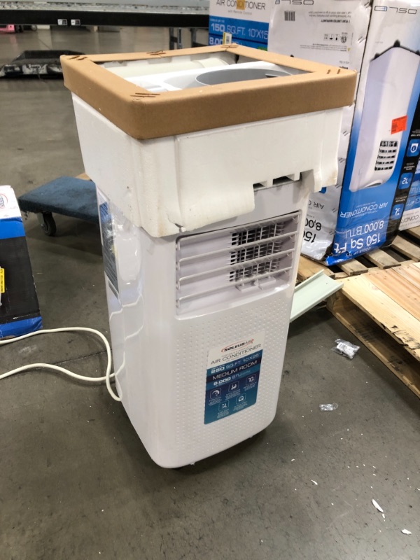 Photo 1 of Soleus Air
10,000 BTU (6,000 BTU DOE) Portable Air Conditioner with Dehumidifier and Mirage Display in White