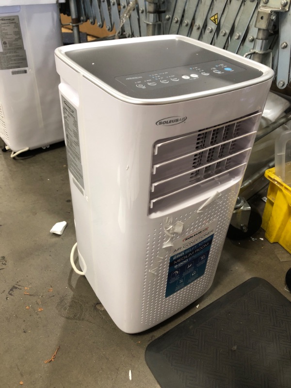 Photo 2 of Soleus Air
8,000 BTU (5,000 BTU DOE) Portable Air Conditioner with Dehumidifier and Mirage Display in White