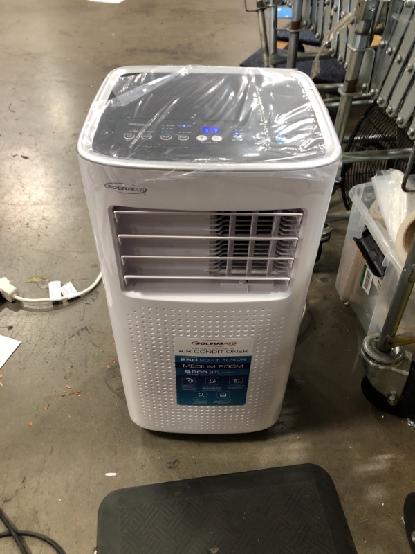 Photo 3 of Soleus Air
8,000 BTU (5,000 BTU DOE) Portable Air Conditioner with Dehumidifier and Mirage Display in White