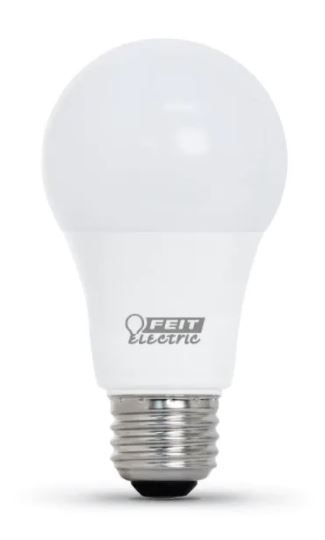 Photo 1 of Feit Electric
60-Watt Equivalent A19 Non Dimmable LED ENERGY STAR 90+ CRI Light Bulb, Daylight (10-Pack)