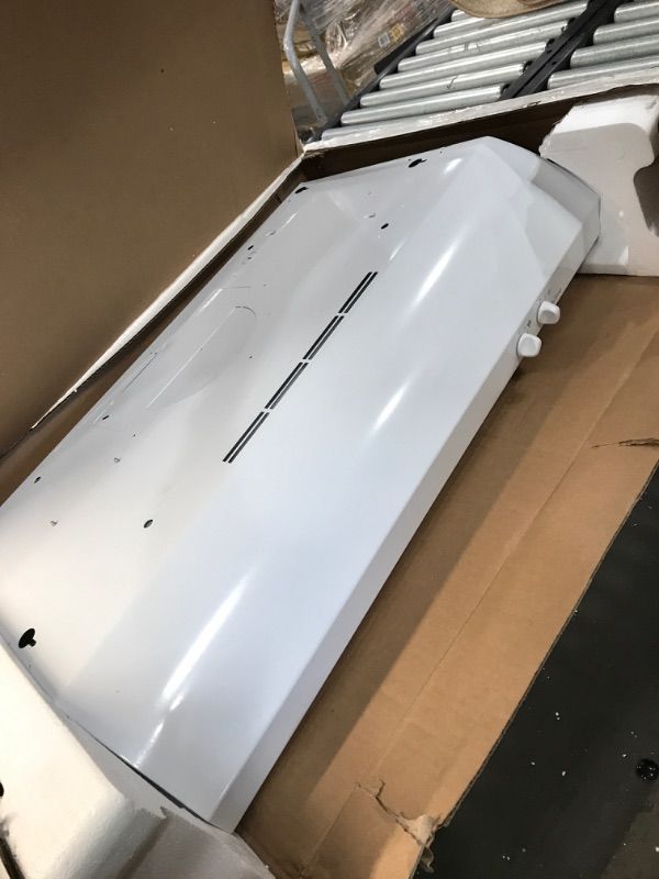 Photo 2 of Broan-NuTone
AR1 Series 30 in. 270 Max Blower CFM 4-Way Convertible Under-Cabinet Range Hood with Light in White