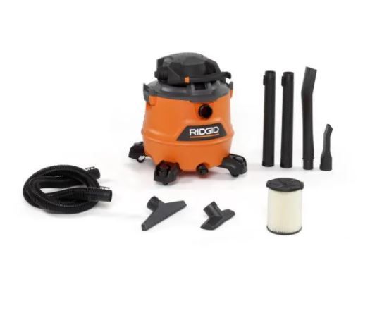 Photo 1 of RIDGID
16 Gal. 6.5-Peak HP NXT Wet/Dry Shop Vacuum with Detachable Blower, Filter, Hose and Accessories