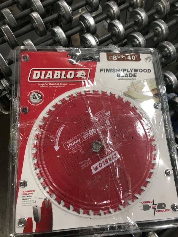 Photo 2 of 8-1/4 in. x 40-Tooth Finish Circular Saw Blade
