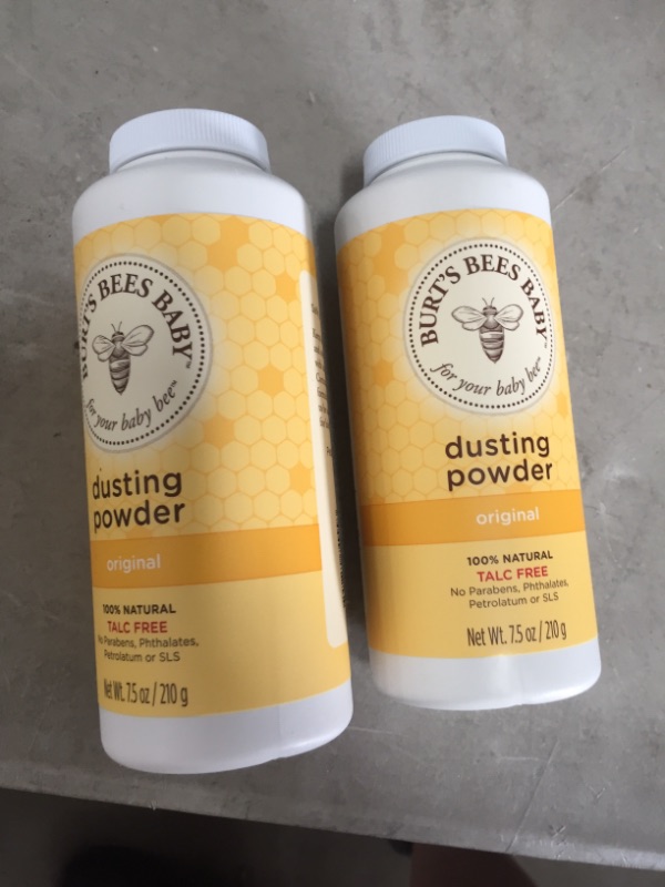 Photo 2 of Burt's Bees Baby 100% Natural Dusting Talc-Free Baby Powder, 7.5 Oz
2 ct