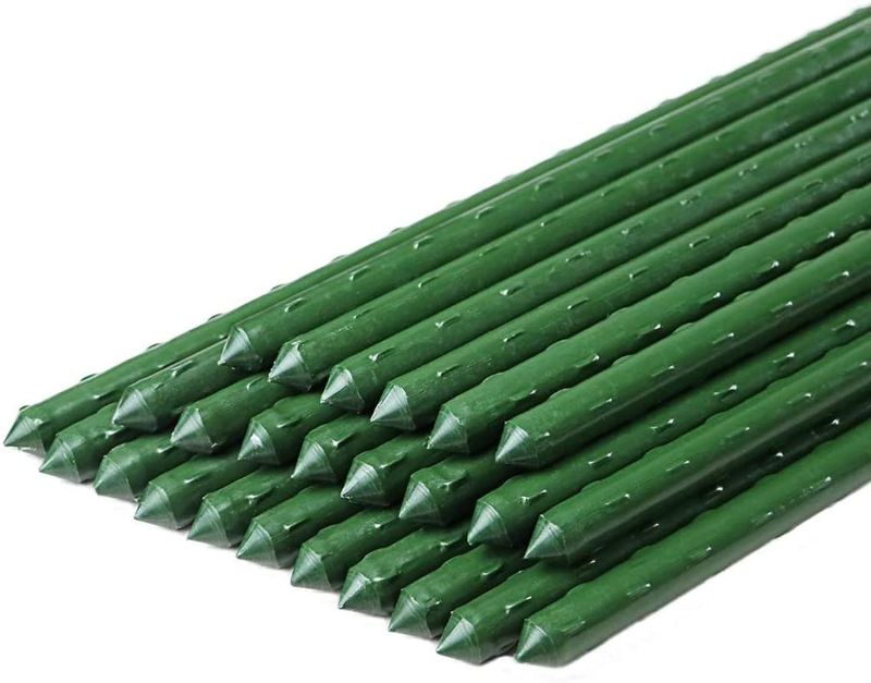 Photo 1 of 6 ft. Polyethylene Coated Garden Stakes (20-Pack)
